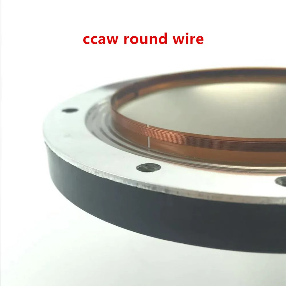 4pc 72.2mm 72.5 mm Treble Voice Coil 72 core Titanium Film Tweeter Ring Diaphragm Speaker Accessories DI Pure Aluminum flat wire