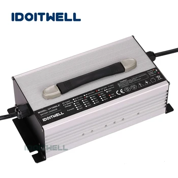 

Customized Professional 72V battery charger 72V 6A Outdoor waterproof dustproof Automatic smart battery pack charger with PFC