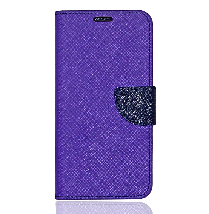 Контрастный ЦВЕТНОЙ корпус для Oukitel C16 Pro кошелек кожаная сумка Coque/чехол для Oukitel C16 Pro - Цвет: Purple