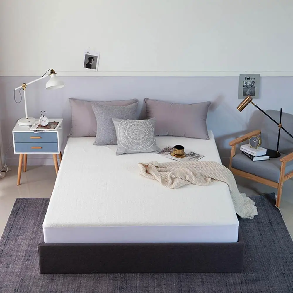 

Svetanya Waterproof Bed Mattress Fitted Sheet Bed Cover Mattress Protector Topper Single queen king size