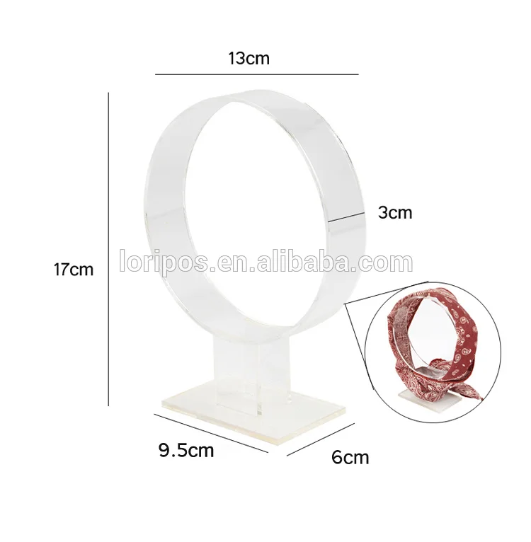 Acrylic Hairband Headband Display Stand Hairpin Display Rack Hair Hoop Jewelry Holder Headphone Showcase Shelf Acrylic Bracket