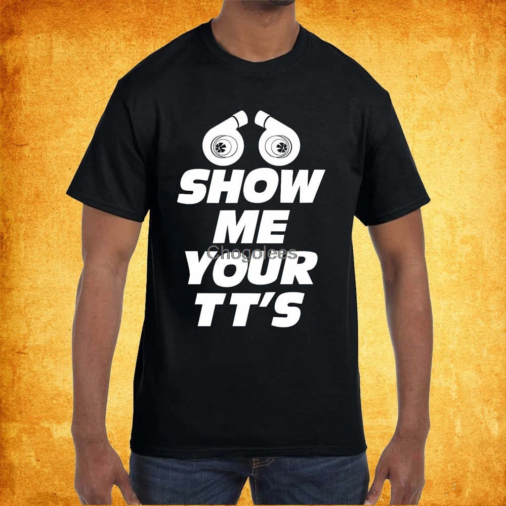Покажите мне свой TT &amp #39s Twin Turbo Racing футболка с изображением автомобиля | Мужская