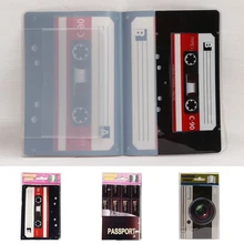 

Unisex Women Travel Passport Cover Design Passport Case Multifactional Dirt-proof Chocolate Camera Recorder PVC Passport Holder