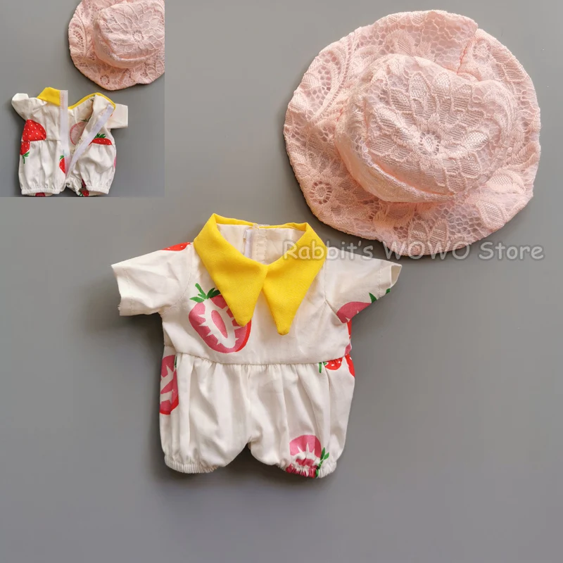 Doll Clothes Fit 25cm Baby Doll 1/6 BJD Doll Toy New Born Doll Lovely Accessories Outfit Princess Dress Summer Suit Girls Gifts 12