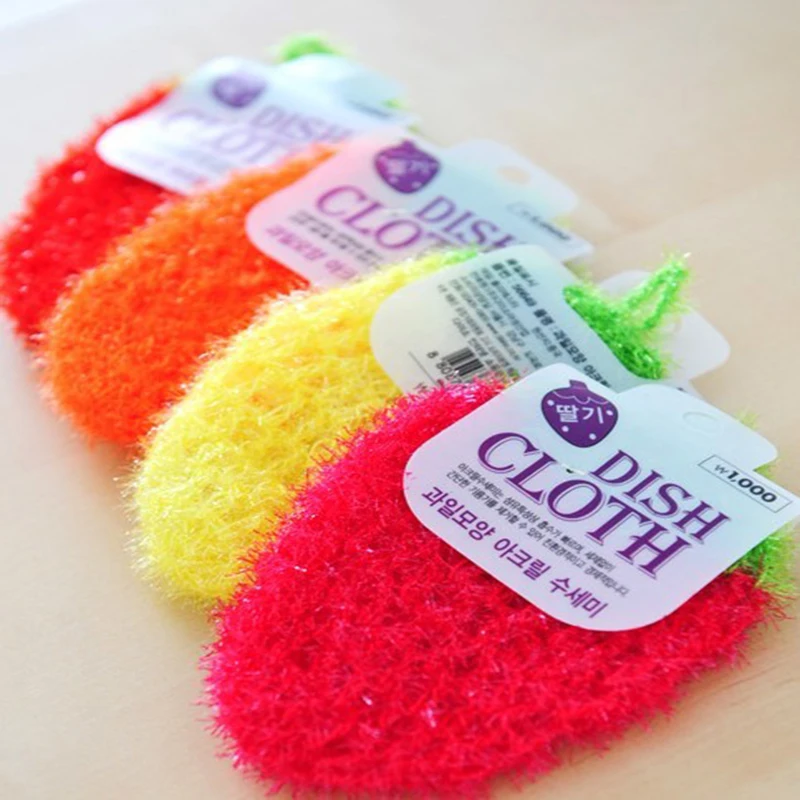 10 pcs Dish Scrubber Sponge Non-scratch Home Kitchen Cleaning Tool washing sponge Multi-purpose hundred cleaning cloth | Дом и сад