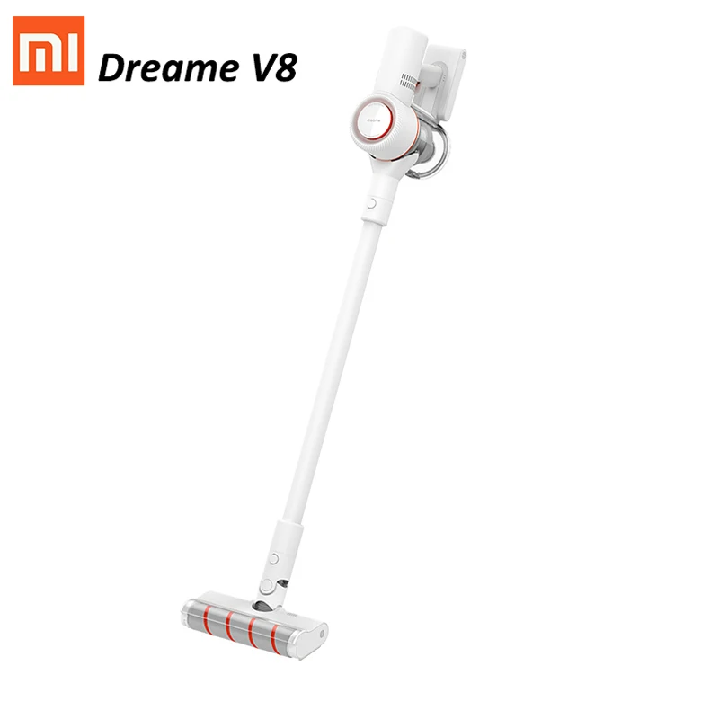 white Xiaomi Dreame V8 ручной беспроводной пылесос беспроводной циклонный фильтр ковер пылесборник ковер развертки - Цвет: white