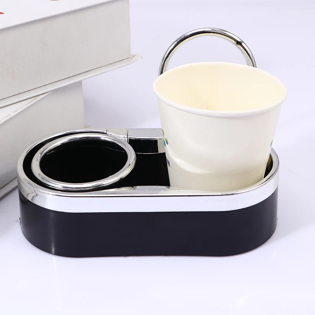 Многофункциональный портативный автомобильный держатель для напитков с двумя