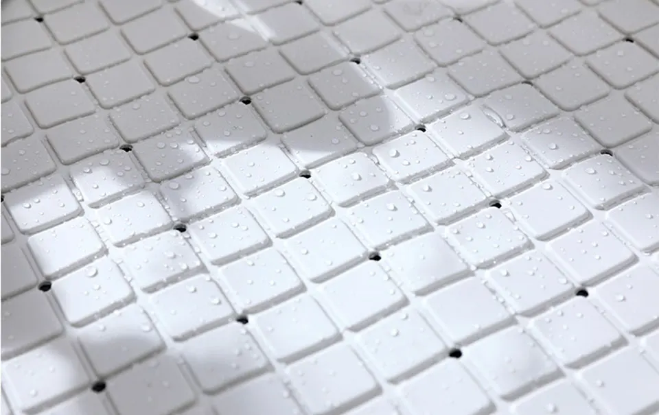 DINIWELL Large Strong Suction Bathroom Mat Anti Slip Bath Shower Mat PVC Massage Particles Foot Pad Odorless Non-Toxic Bath Mat