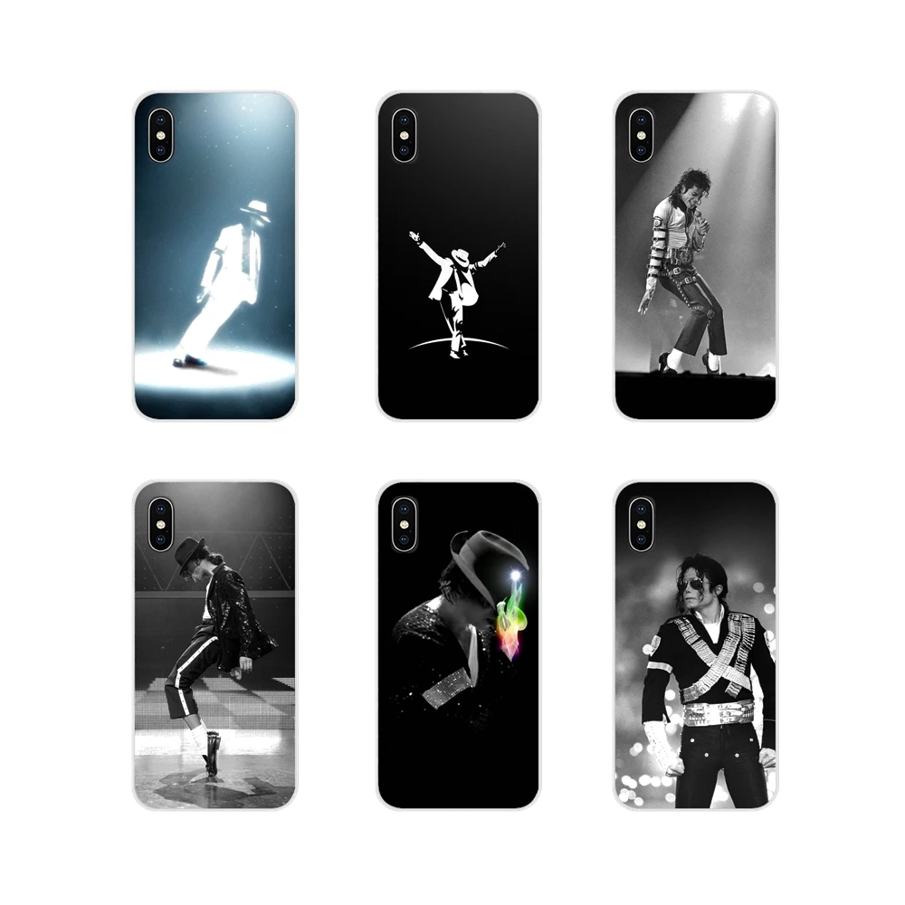 Mobile Phone Shell Covers For Apple iPhone X XR XS 11Pro MAX 4S 5S 5C SE 6S 7 8 Plus ipod touch 5 6 Michael Jackson Dancing King | Мобильные