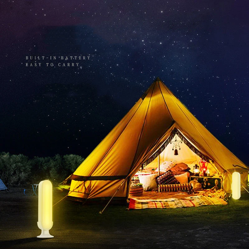 Lampada da viaggio creativa, luce notturna colorata, lampada da comodino, lampada da campeggio, lampada da atmosfera, luce di emergenza per riparazioni domestiche_voghion.com