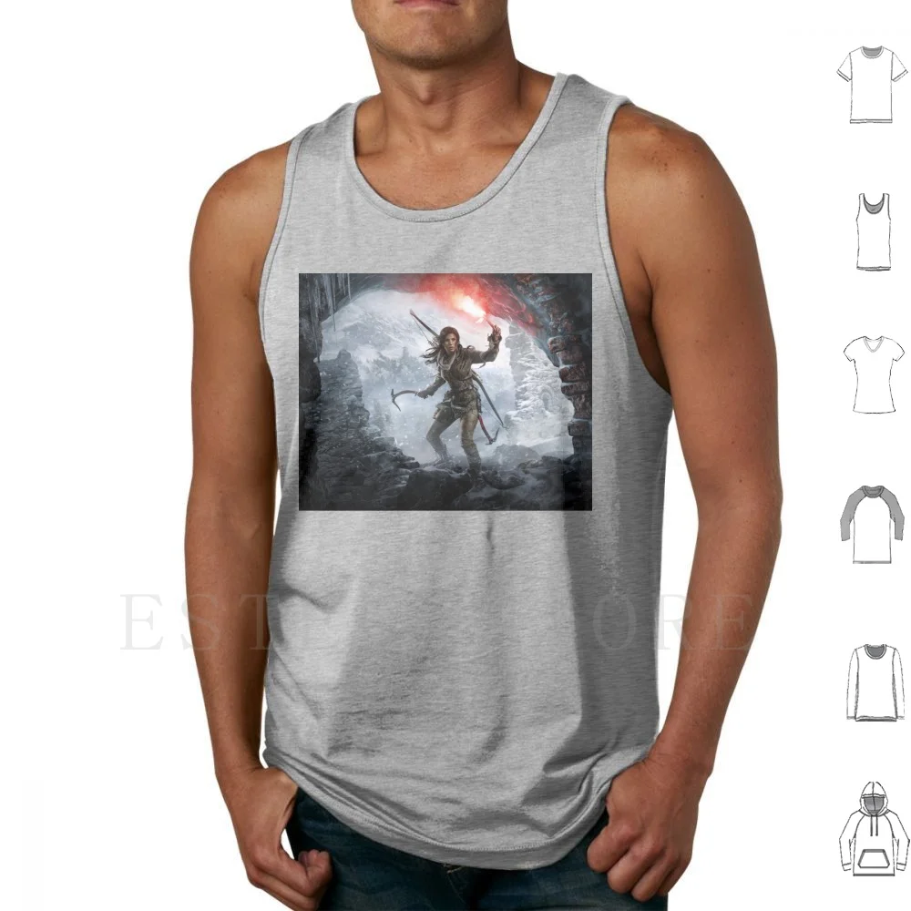 Rise Of The Tomb Raider Canotte Vest Gamer Girls Videogioco Fanatici Tomb Raider Edizione Definitiva Ladies Gamer