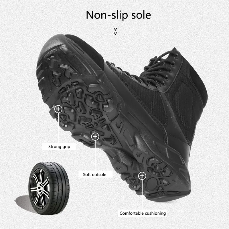Мужские уличные военные тактические армейские ботинки; нескользящая износостойкая дышащая термостойкая обувь; спортивные ботинки для альпинизма