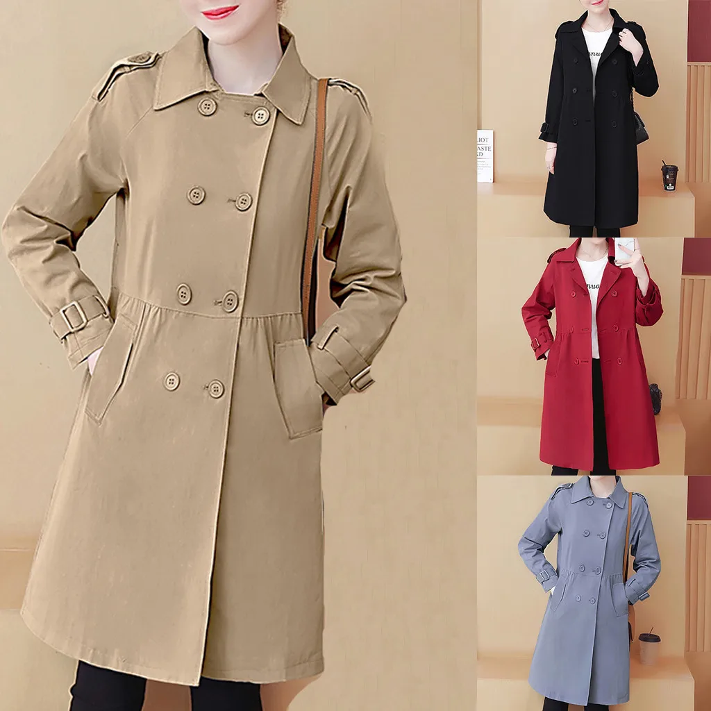 Manteau femme, зимнее пальто для женщин, большой размер, с лацканами, кашемир, шерсть, с поясом, Тренч, шерстяное пальто, верхняя одежда, куртка abrigo mujer casaco