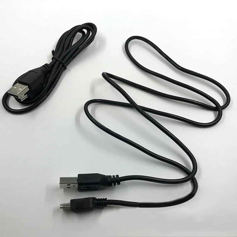 Black Mini USB 5PIN Plug To Type C Data Adapter Cable Data Cord Wire 2 Meters For MP3/MP4 High Quality Material