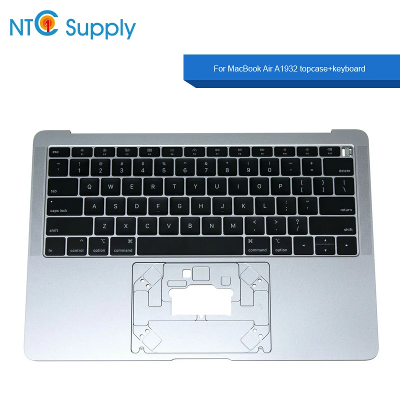 NTC поставить Фирменная Новинка космический серый серебро UK год EMC 3184 MRE82 для Macbook Air A1932 Топ чехол с клавиатурой