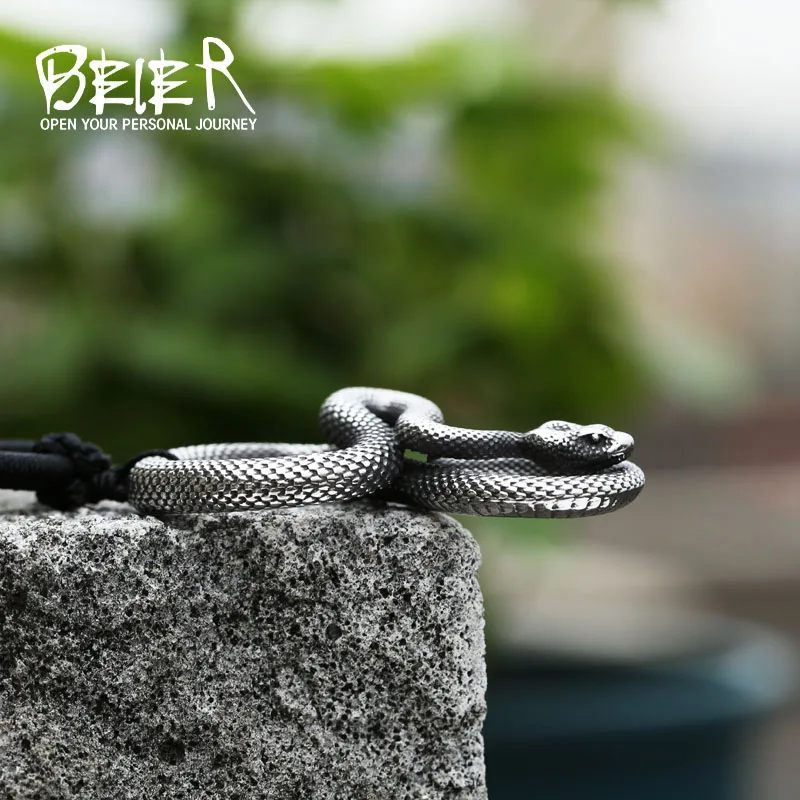 Fashion Stainless Steel Pendant Snake Vintage Women Men Chain Necklace Jewelry BP8-494 | Украшения и аксессуары
