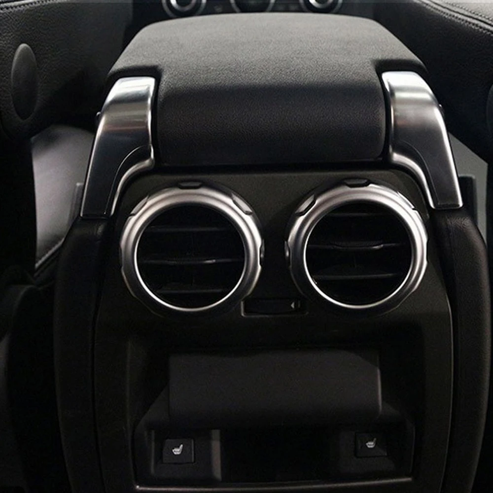 Для Land Rover Range Rover Sport для RL4, автомобильные аксессуары, жемчужный хром, на заднее сиденье, кондиционер, на выходе, на вентиляционное отверстие, RingTrim, наклейки