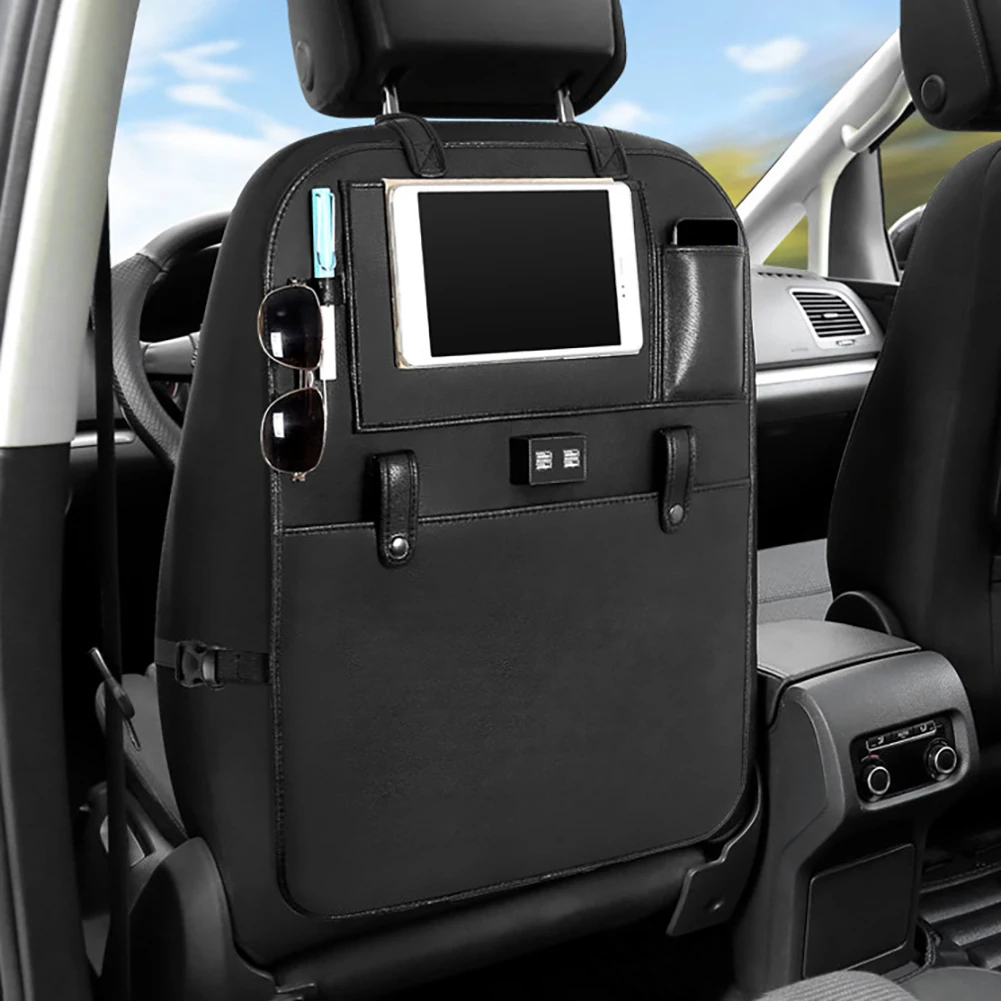 

Universal Car Seat Back Protector Cover PU Leather Children Anti-kick Mat Mud Clean Protect Auto Seats Covers Kicking Mat