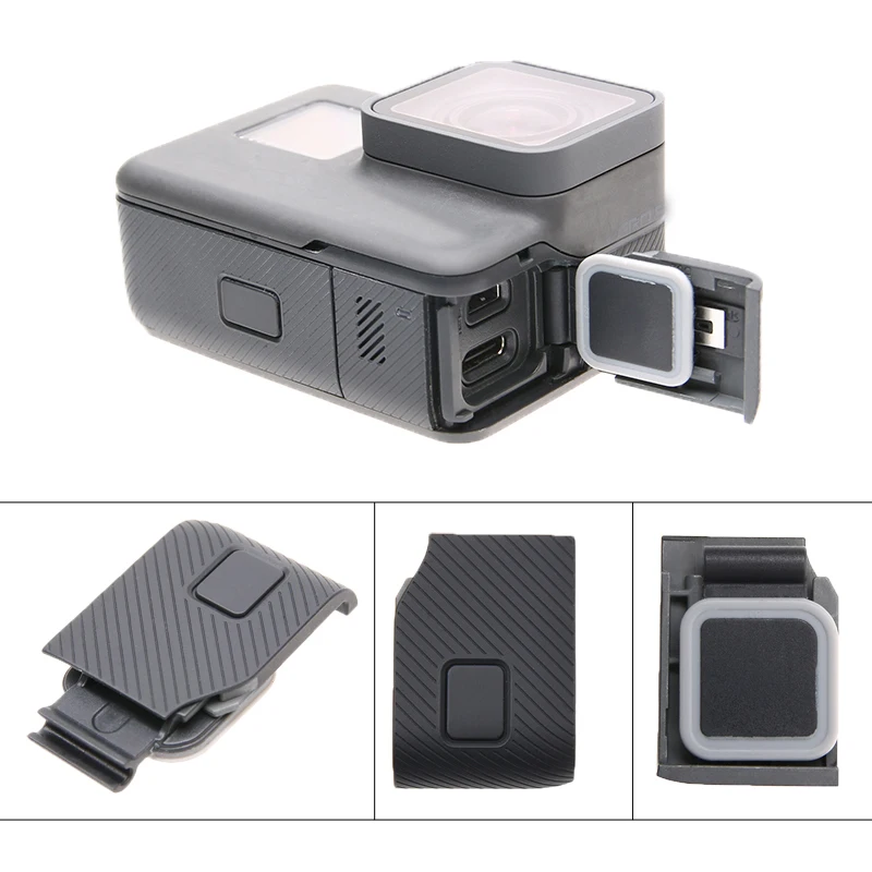 Запасная боковая дверная крышка USB-C Mini HDMI порт боковая запасная часть для Go Pro GoPro Hero 7 6 5 Аксессуары для экшн-камеры