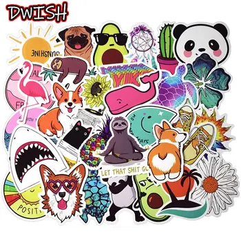 

10/30/50 Waterproof PVC Vsco Girls Kawaii Animal Stickers Skateboard Suitcase Guitar Luggage Graffiti Stickers Kids Classic Toy