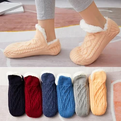 Slippers Men Home Indoor Sock Slippers Warm Plush with Fur Winter Home Slippers for Men Suede Soft Sole Casual House Shoes