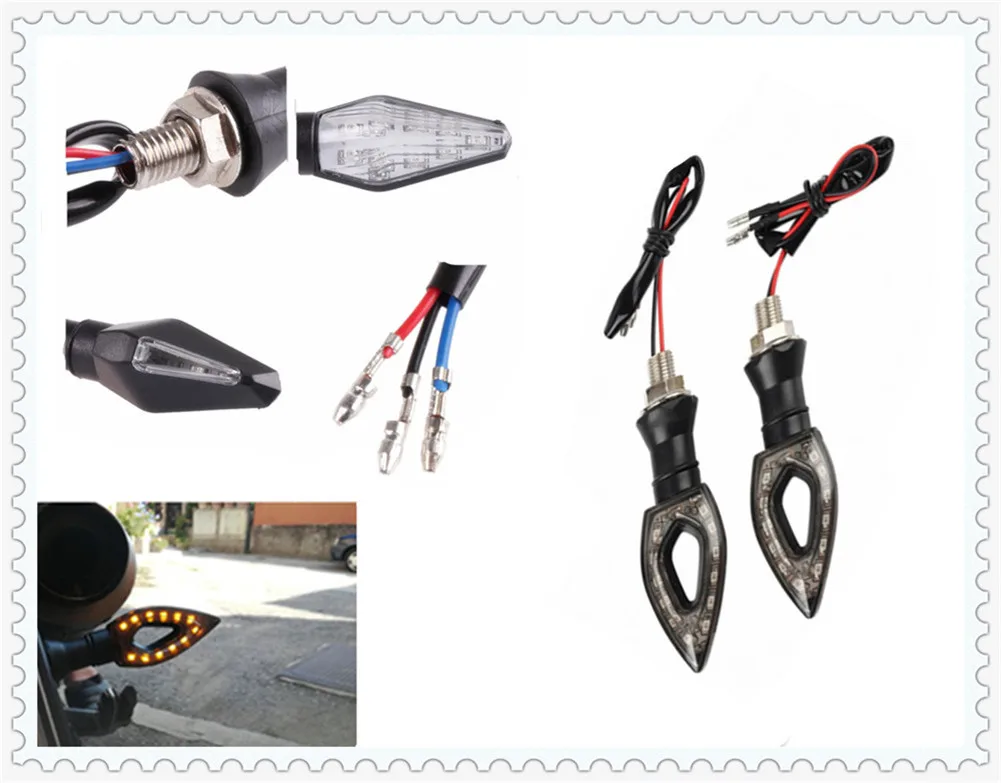 12V universal motorcycle accessories LED signal turn signal new for YAMAHA FZ-09 MT-09 SR FZ6 FAZER FZ6R FZ8 MT-07 FZ-07