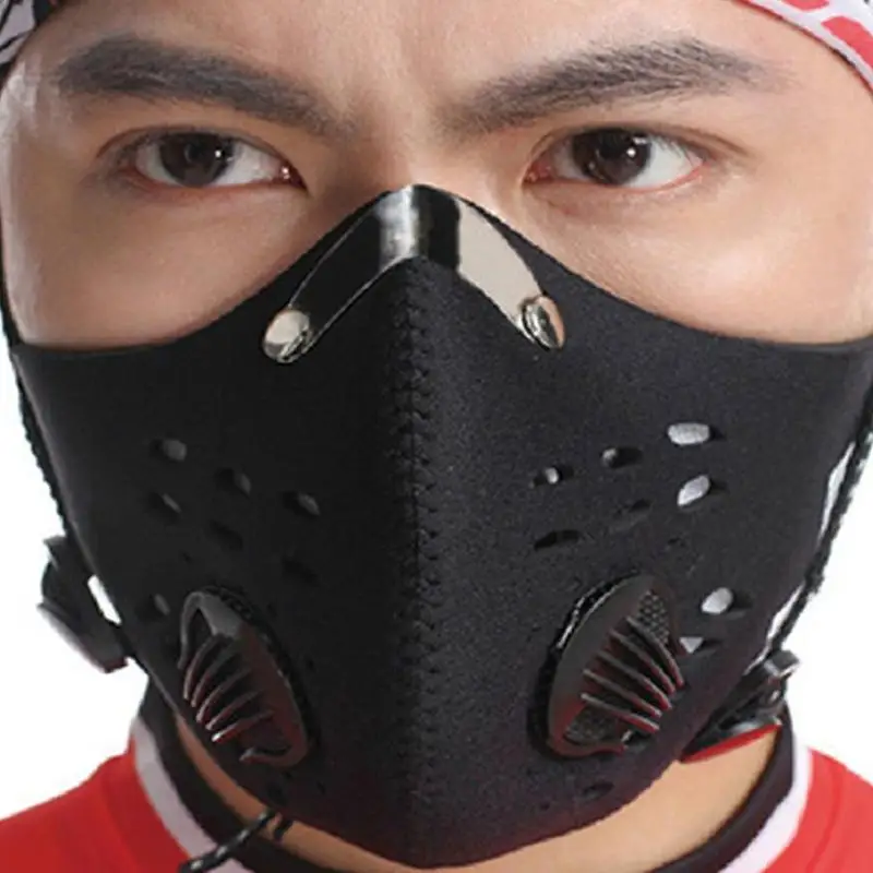 

High Quality Activated Bamboo Carbon Reusable Face Mask Anti Dust Prevent Bad Smell WindProof Neoprene Face Mouth Mask