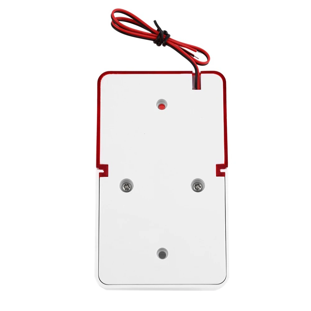 DC 12V мигающий красный светильник звуковая сирена домашняя система охранной сигнализации