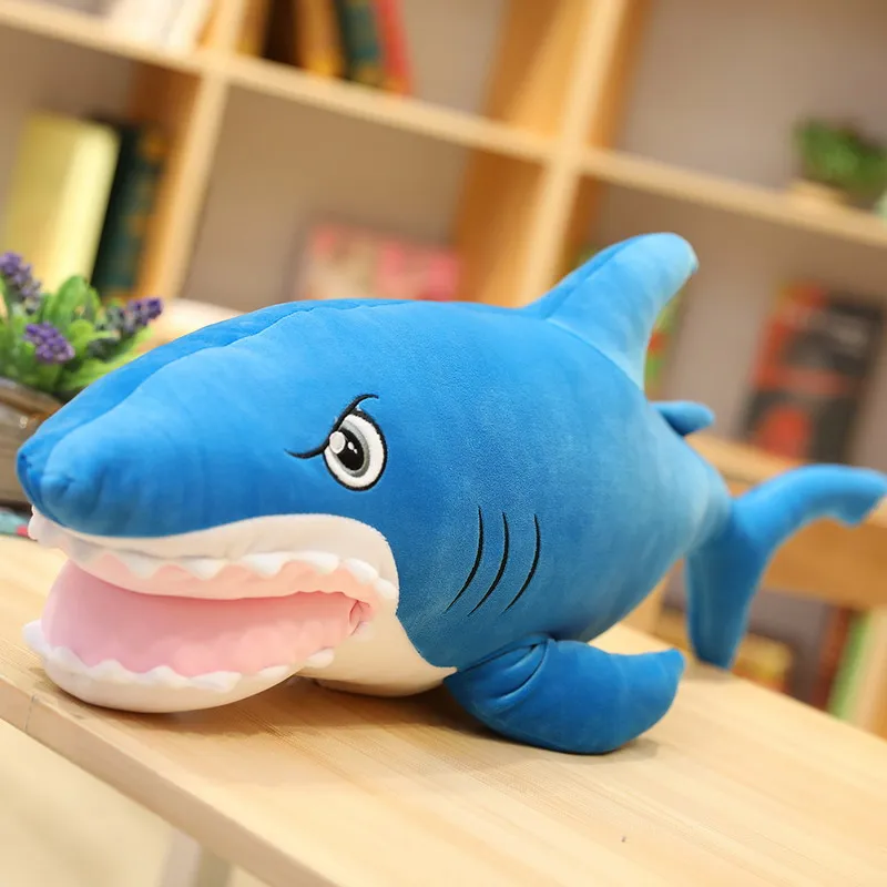 Горячая Huggable мягкая плюшевая игрушка «Акула» мягкие животные куклы плюшевые игрушки акулы из России Ike большая Подушка Диван Подушка подарок для девочки