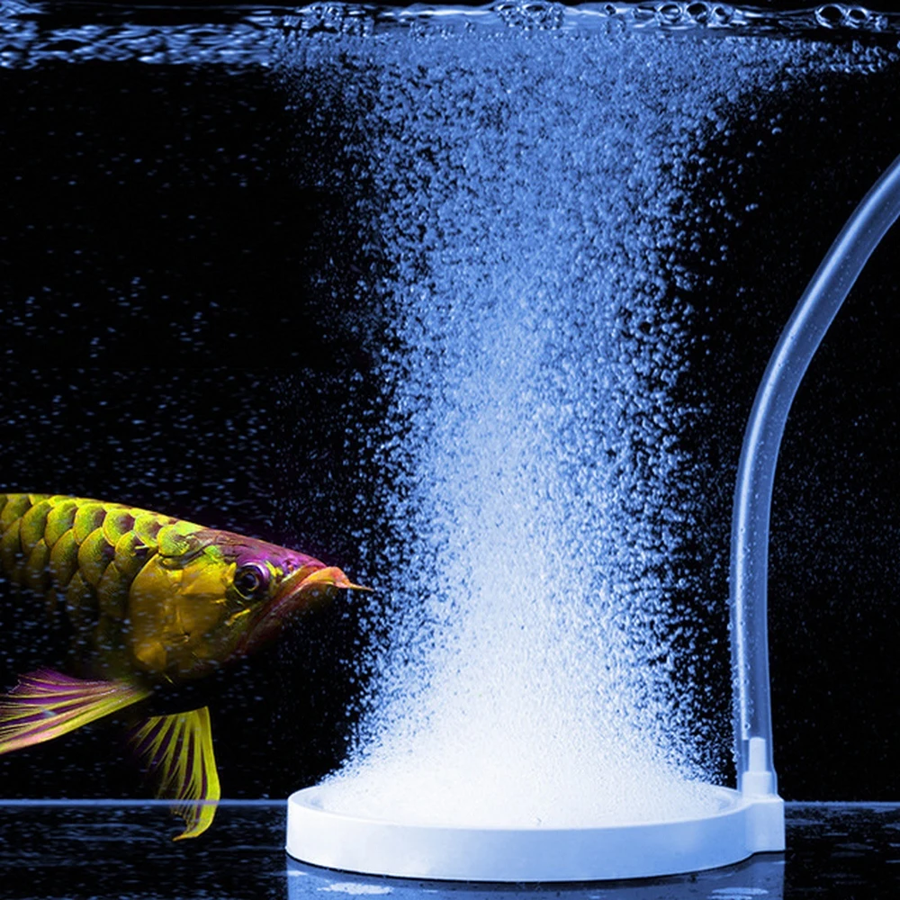 45-200mm Fish Tank Air Bubble Stone Aquarium Aerator Pond Pump Air Stone Bubble Nano Gas Plate Oxygen Pump Gas