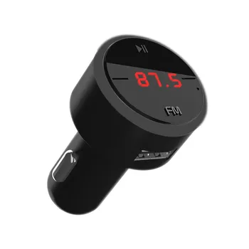 

Bluetooth Car Kit Music Player Rotatable FM Transmitter Modulator 3.1A Dual USB Car Charger Support U Disk Play Voltmete XM-229