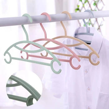 

10pcs Multifunctional Non-slip Cothes Hanger for Bra Trousers Baby Kids Hangers Portable Hanging Plastic Clothe Dryers