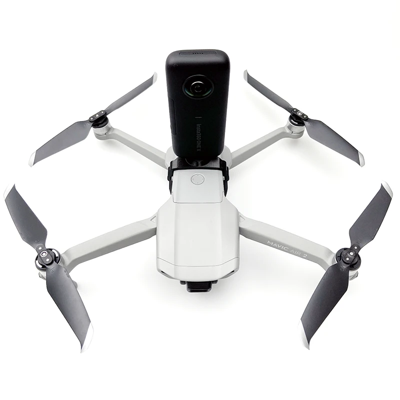 Suporte de Câmera de Ação Fixo para Suspensão Adaptador com Braçadeira Fixa para Drone Graus Suporte Mavic Air 2 Insta360 360 Dji - Image 6