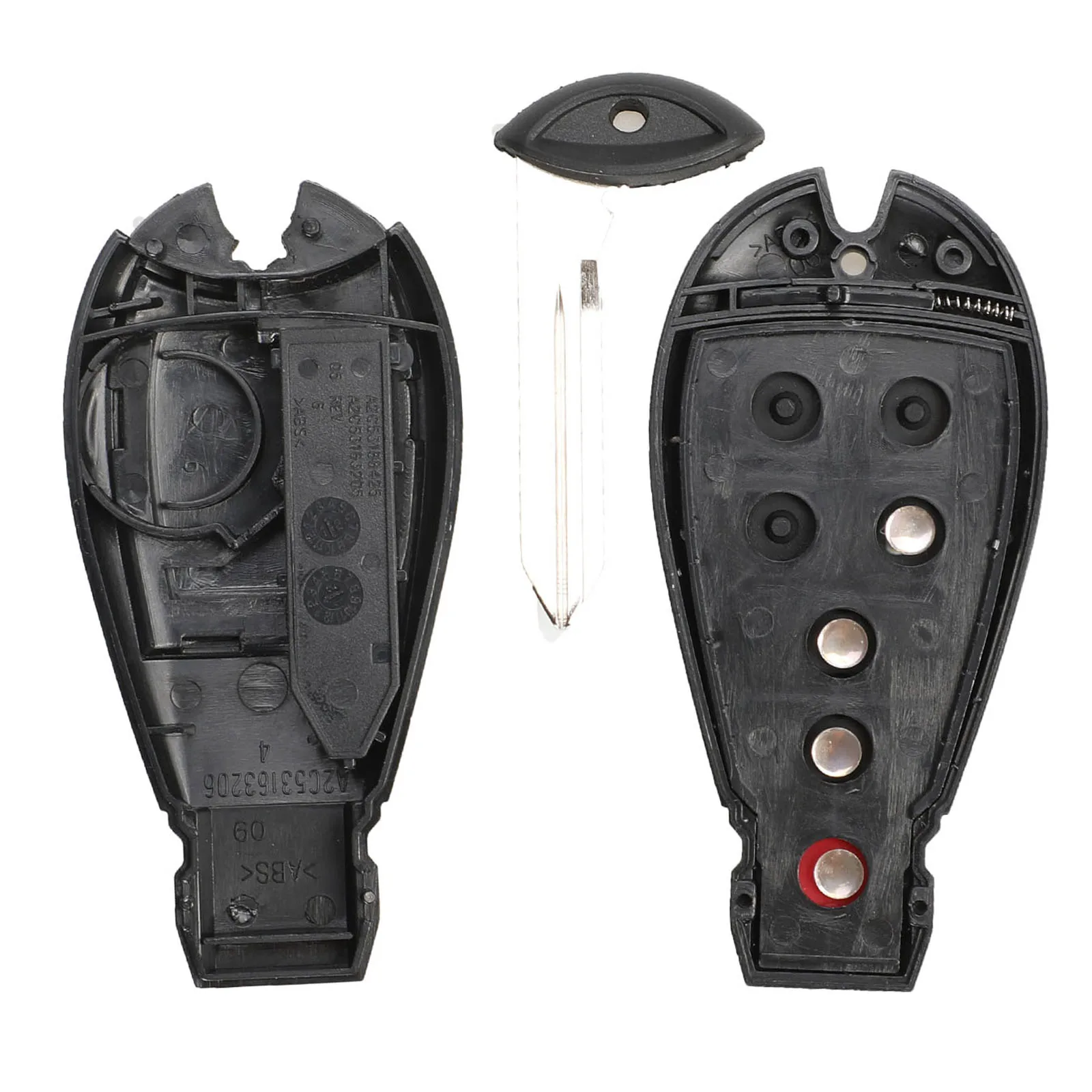 Custodia remota Smart Key Shell Case per Jeep Grand Cherokee Chrysler 300 Town & Country Dodge Challenger caricabatterie Journey Fob - Hc684bacd58b548108c0bd831401442a6a