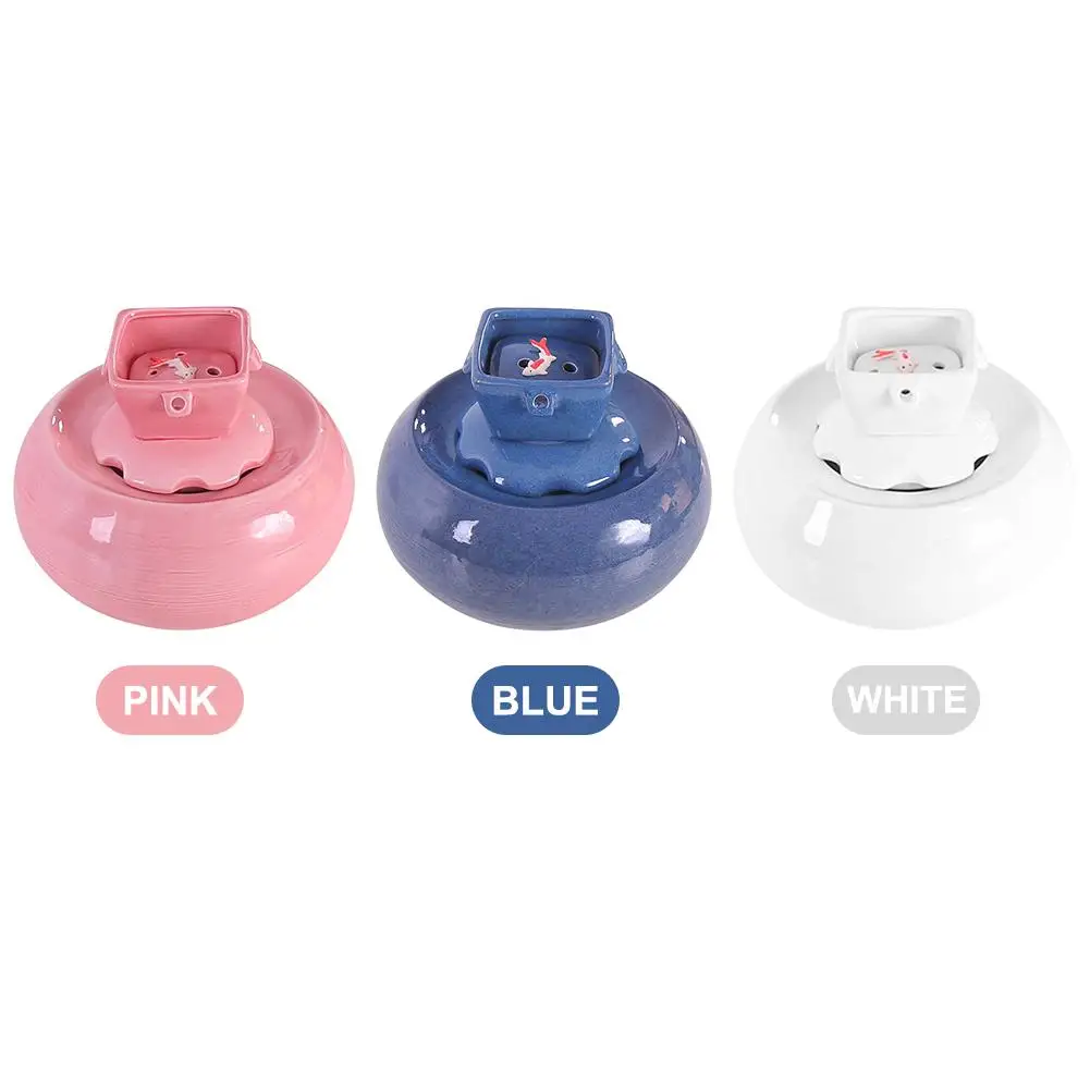 

New High-quality Portable Pet Cat Ceramic Water Dispenser Circulating Water Drinking Fountain Automatic Water Feeder Wholesale
