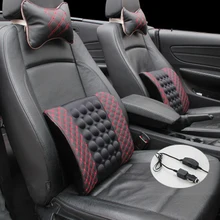 Электрический массажер для спины стул Подушка вибратор портативный домашний автомобиль офис для шеи поясницы облегчение боли в пояснице сиденье поясная подставка