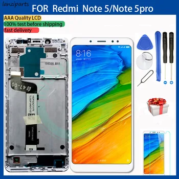 

For Xiaomi Redmi Note 5 Pro LCD Display Touch Screen Digitizer Assembly Replacement For Xiaomi Redmi Note5 5.99 Inch with Frame