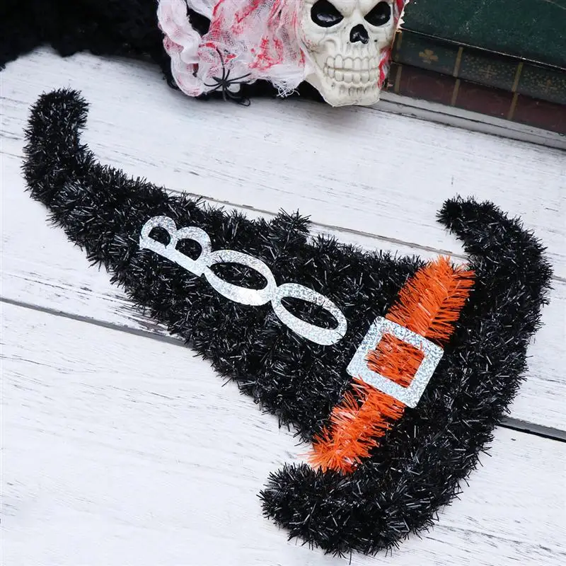 1pc Halloween Witch Hat Ornament Decoration For Home Wall Hangging Pendant Party Supplies For Halloween Accessories A2