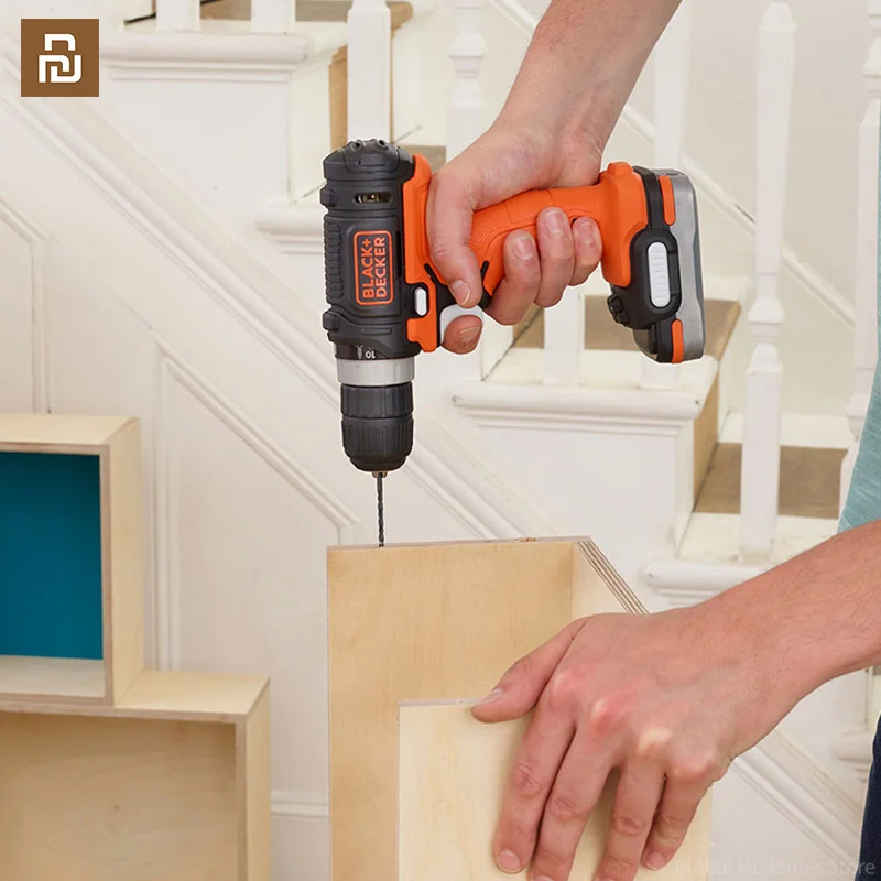 Электрическая литиевая дрель Black & Decker 12 зажим с тремя захватами плавный