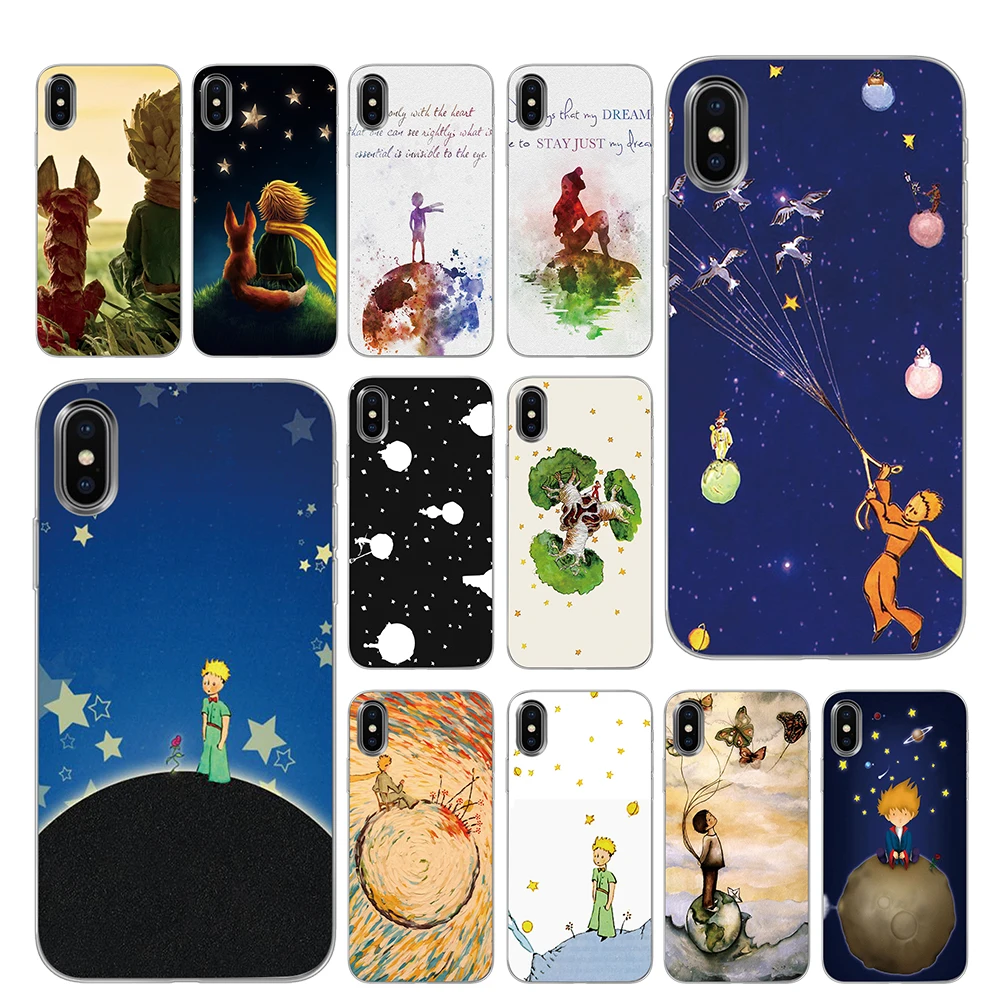 

The Little Prince Silicone Phone Cases for iPhone 5 5S SE 6 6s 7 8 Plus X XS Max XR Back Cover