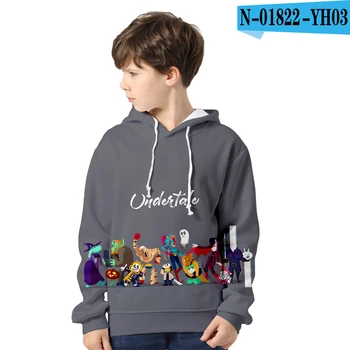 

Personality Frdun Tommy Game Undertale Sans Papyrus 3D Print Hooded Boy/girl Casual Children Hoodies Kids Autumn Coat