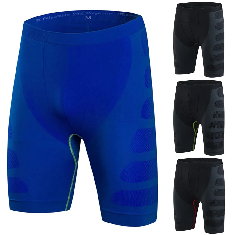 Мужские эластичные быстросохнущие спортивные шорты для бега облегающие тренировочные шорты для фитнеса YLSPR0119