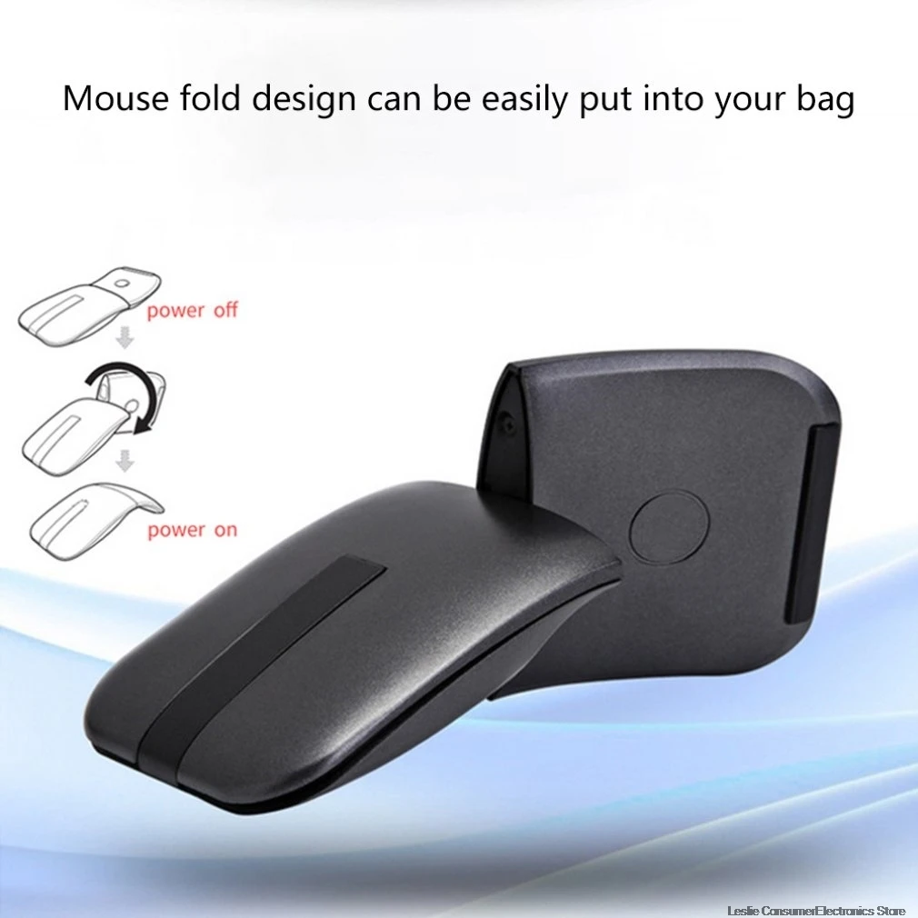 Wireless Foldable Mouse Portable Mouse Office Wireless Touch Mouse Notebook Mouse 2 Key Office Wireless Mouse