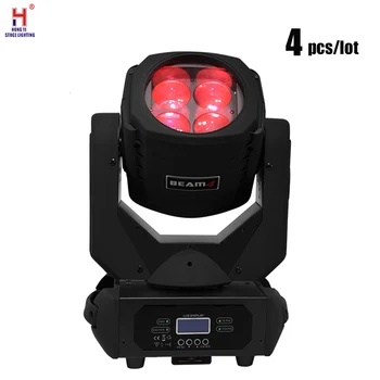 

4x25W Led Super Beam Moving Head Light DMX control professional stage lighting equipment for disco stage party moving lights