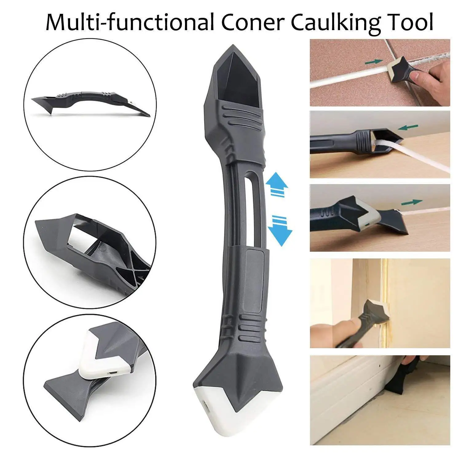 New Multi-function 3/5 in 1 Silicone Sealant Remover Tool Kit Set Scraper Caulking Mould Removal Useful Tool For Home 2021