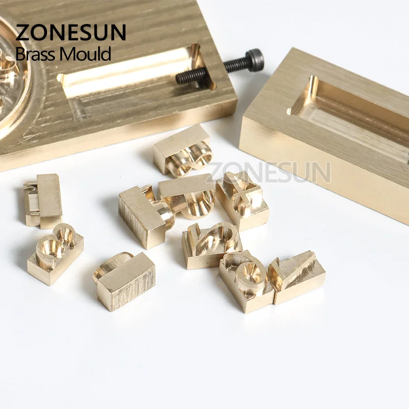 ZONESUN штамп для тиснения с пользовательским логотипом горячее тиснение из фольги