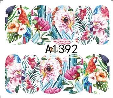 Переводная вода полная версия нового стиля quan jia Flower sticker s Flower Маникюр Flower sticker s Nail sticker A1369-1392 г-н ж