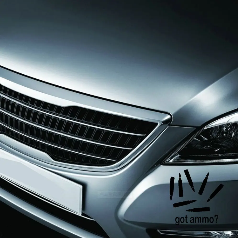 Got Ammo Bullet Auto Car Unique Styling Accessories Decal Cartoon Car Reflective Sticker Body Decals