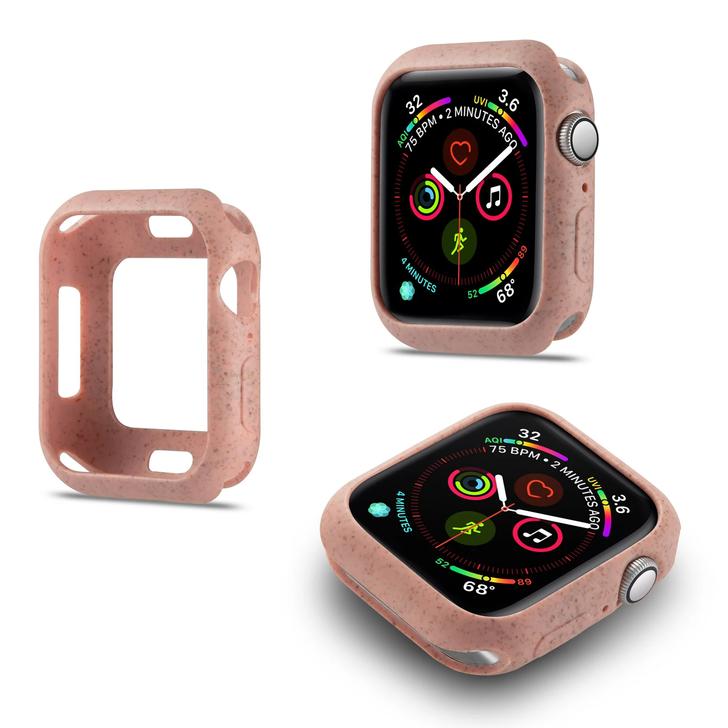 Рамка Защитный чехол для apple watch 5 4 44/40 мм чехол-бампер из ТПУ противоударный чехол s для наручных часов iwatch, версия 1, 2, 3, ремешок серии 42/38 мм аксессуары