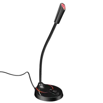 

High Quality Microphone Computer Microphone 360-degree Flexible USB Microphone Drive-free Voice Chat Video Conference Microphone